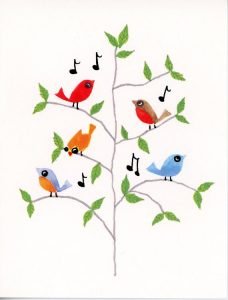 Birds singing