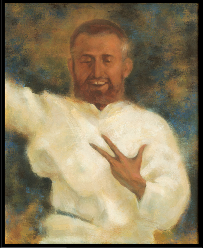 Sri Ramakrishna, painted by Swami Tadatmananda