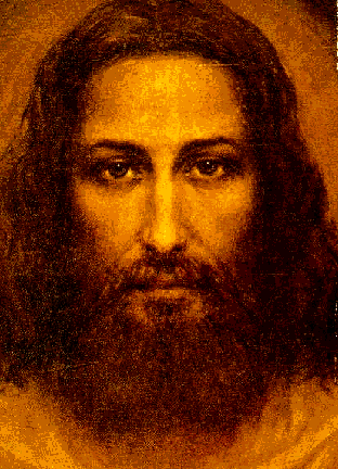 Jesus Christ in his Yoga Posture, An image from the Vedanta…